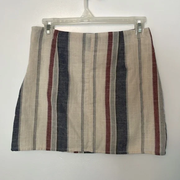 Forever 21 Women's Stripped Side Zip Miniskirt - Picture 2 of 8